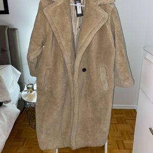 Teddy coat from boohoo oversized